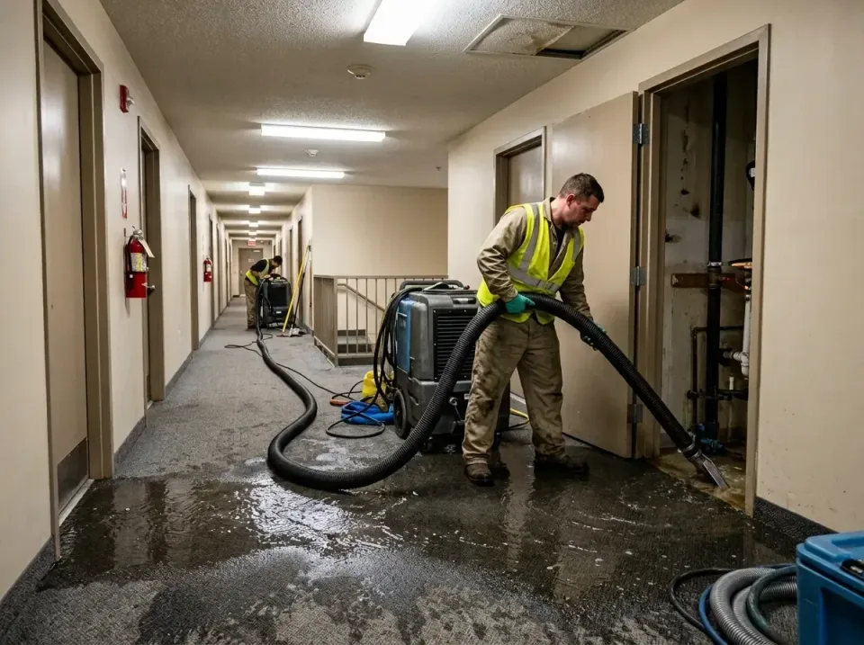 multi-unit-apartment-hallway-f-005 — frequently asked questions, Emergency Burst Pipe Water Extraction & Removal in Gastonvi…